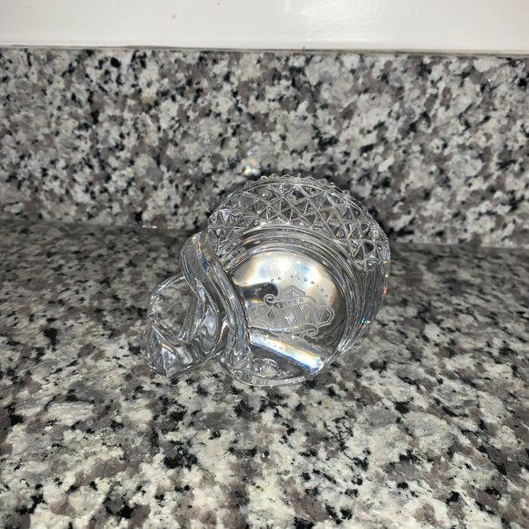 Rare Baltimore Ravens Waterford CRYSTAL Football Helmet  Limited Edition Waterford Crystal Baltimore Ravens Superbowl XXXV Helmet #473